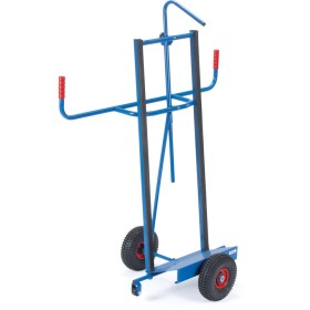 Fetra Plattenkarren mit Profilgummi und Kippsicherung, Tragkraft 350 bzw. 400 kg
