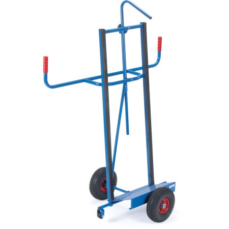 Fetra Plattenkarren mit Profilgummi und Kippsicherung, Tragkraft 350 bzw. 400 kg