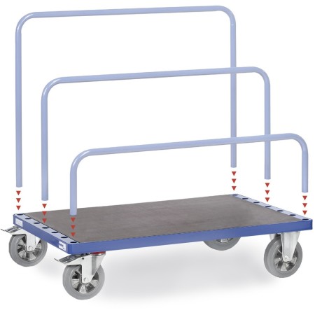 Fetra Plattenwagen für Einsteckbügel