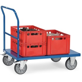 Fetra Schiebebügelwagen mit Blechplattform