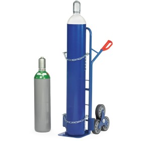 Fetra Stahlflaschen- Treppenkarre, Höhe 1300 mm, Breite 590 mm