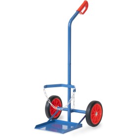 Fetra Stahlflaschenkarre, Tragkraft 100 kg, für 1 Propangasflasche 33 Ltr. Inhalt