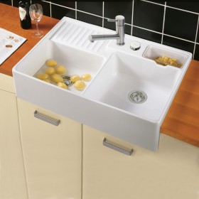 Villeroy & Boch Spülstein Doppelbecken 89,5 x 63 cm