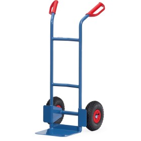 Fetra Stahlrohrkarre, Lufträder, Tragkraft 200 kg, Höhe 1150 mm