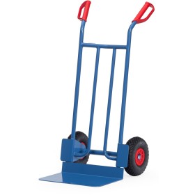 Fetra Stahlrohrkarre, Tragkraft 250kg, Höhe 1150 mm, breite Schaufel