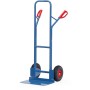 Fetra Stahlrohrkarre, Tragkraft 300 kg, Höhe 1300 mm, breite Schaufel