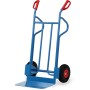 Fetra Stahlrohrkarre, Tragkraft 350 kg, Höhe 1200 mm, breite Schaufel