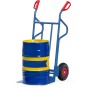Fetra Stahlrohrkarre, Tragkraft 350 kg, Höhe 1200 mm, breite Schaufel