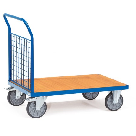Fetra Stirnwandwagen mit Stirnwand aus Drahtgitter