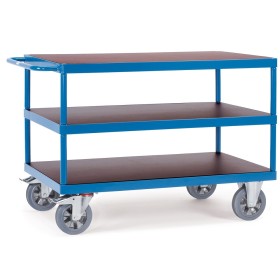 Fetra Super-Multi-Vario-Tischwagen mit 3 Böden