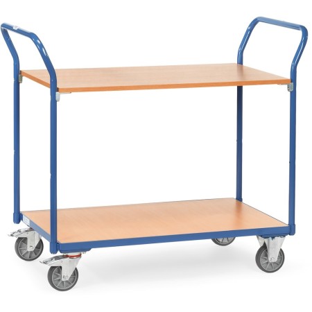 Fetra Tischwagen mit 2 Etagen, 200 kg