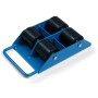 Fetra Transportroller mit 4 Rollen, 3 t, Tragplatte 330 x 220 mm