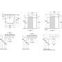 Villeroy & Boch Vicare Waschtisch 61 x 55 cm