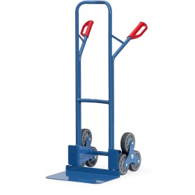 Fetra Treppenkarre, Tragkraft 200 kg, dreiarmige Rad-Sterne, breite Schaufel