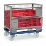 Paletten-Fahrgestell zur Mitnahme auf marktüblichen Routenzuganhängern
