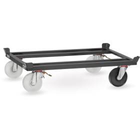 Trolleys zur Mitnahme auf marktüblichen Routenzuganhängern, 1 Rolle elektr. Leitfähig, Grey Edition