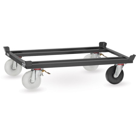 Trolleys zur Mitnahme auf marktüblichen Routenzuganhängern, 1 Rolle elektr. Leitfähig, Grey Edition