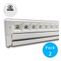 LED Linearstrahler 28W - HALLE DYNAMICS - UGR19 - für technische Decken - Pack 2 Stück