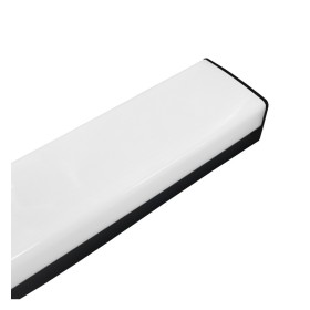 Lineare LED - Deckenaufbauleuchte 18W - BERGEN - Schwarz - PC - CCT - 59cm