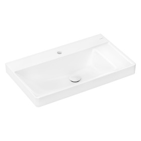 hansgrohe Xelu Q Waschbecken mit Ablage rechts 80 x 48 cm ungeschliffen, mit 1 Hahnloch