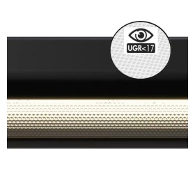 Lineare LED-Hängeleuchte 40W - VISION - Enden um 350° drehbar - PIR-Sensor - Dimmbar 1-10V - 150cm 4000K