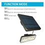 Abnehmbare Solar-LED-Applikation - 1000 Lumen - PIR-Bewegungssensor - 4000K