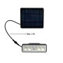 Abnehmbare Solar-LED-Applikation - 1000 Lumen - PIR-Bewegungssensor - 4000K