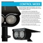 Grüne Solar-Gartenleuchte Led - IP65 - 4000K