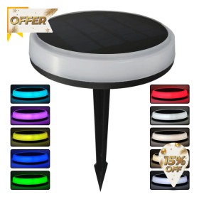 Solar-LED-Gartenleuchte - RGB+CCT - IP65