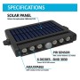Solarstrahler - Schwenkbar - Led - 5W Chip - Bewegungssensor - 4000K