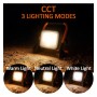 Tragbarer 50W Solar-LED-Flutlichtstrahler - 3CCT - Lumileds Chip IP65