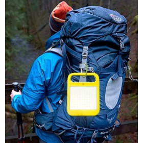 Projecteur LED solaire portable - 4W - Batterie externe rechargeable par USB