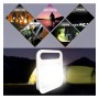 Tragbarer Solar-LED-Strahler - 4W - Powerbank + USB wiederaufladbar