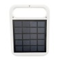 Tragbarer Solar-LED-Strahler - 4W - Powerbank + USB wiederaufladbar