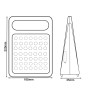 Tragbarer Solar-LED-Strahler - 4W - Powerbank + USB wiederaufladbar