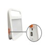 Tragbarer Solar-LED-Strahler - 4W - Powerbank + USB wiederaufladbar