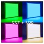 LED Panel 60x60 - Dimmbar - 40W CCT + RGB + SMART Google - Alexa
