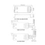 LED-Controller 2 in 1 Einzelfarbe + CCT - 2,4 GHz RF