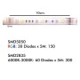 Pack 24W 12V SMART WiFi RGB+CCT LED-Streifen + Fernbedienung - Dimmbar - SMD5050