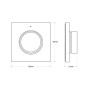 RF-Controller zum Dimmen von einfarbigen LED-Leuchten + CCT - 2.4Ghz