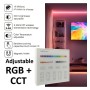 RF-Touchpanel-Steuerung für Wand-LED RGB + CCT 4 Zonen