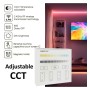 Wand-Fernbedienpanel B2 - Für LED CCT Lichter 4 Zonen - (2.4GHz)