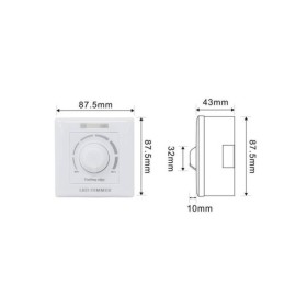 Dimmer LED Triac 200W + IR Fernbedienung