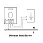 Dimmer LED Triac 200W + IR Fernbedienung