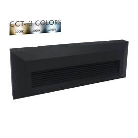 LED Leuchtpoller Schwarz 6W IP65 - Oberfläche - KOUVOLA - CCT Wählbare Farbe