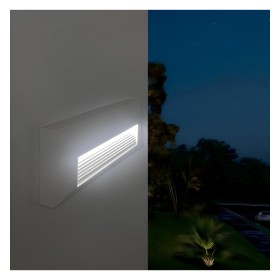 LED Leuchtpoller Weiss 6W IP65 - Oberfläche - KOUVOLA - CCT Wählbare Farbe