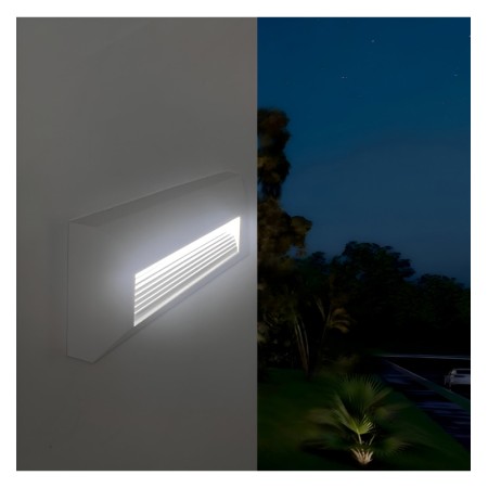 LED Leuchtpoller Weiss 6W IP65 - Oberfläche - KOUVOLA - CCT Wählbare Farbe