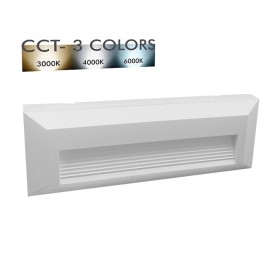 LED Leuchtpoller Weiss 6W IP65 - Oberfläche - KOUVOLA - CCT Wählbare Farbe