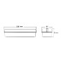 4W LED Notlicht Decke + Option - IP20 6000K