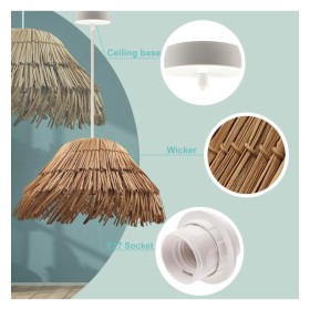 Lampe Suspendue - RATTAN MALAY - pour LED E27